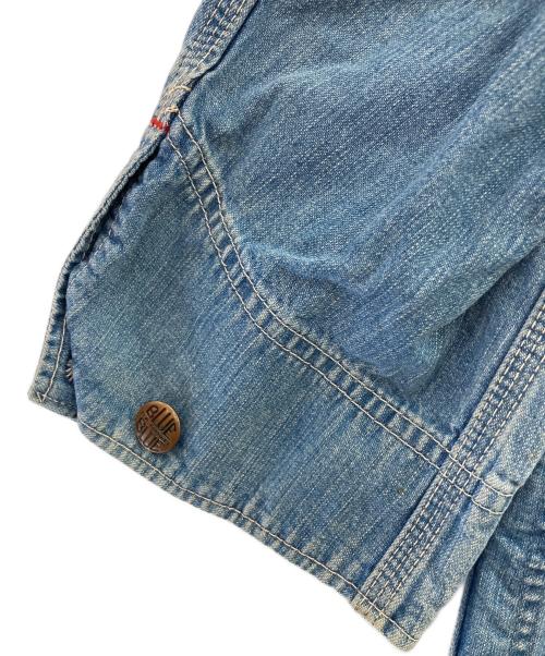BLUE BLUE（ブルーブルー）BLUE BLUE (ブルーブルー) デニムカバーオール インディゴ サイズ:SIZE3の古着・服飾アイテム