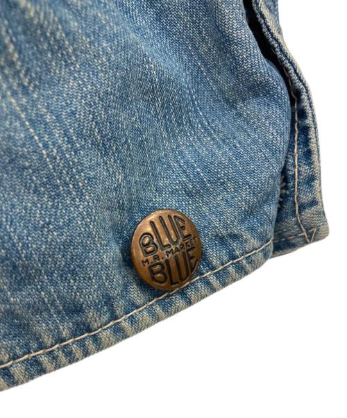 BLUE BLUE（ブルーブルー）BLUE BLUE (ブルーブルー) デニムカバーオール インディゴ サイズ:SIZE3の古着・服飾アイテム