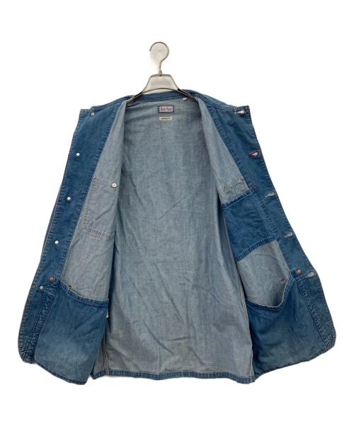 BLUE BLUE（ブルーブルー）BLUE BLUE (ブルーブルー) デニムカバーオール インディゴ サイズ:SIZE3の古着・服飾アイテム