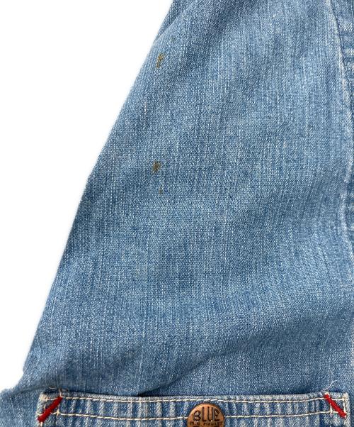 BLUE BLUE（ブルーブルー）BLUE BLUE (ブルーブルー) デニムカバーオール インディゴ サイズ:SIZE3の古着・服飾アイテム
