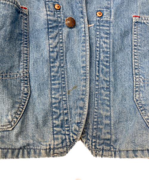BLUE BLUE（ブルーブルー）BLUE BLUE (ブルーブルー) デニムカバーオール インディゴ サイズ:SIZE3の古着・服飾アイテム
