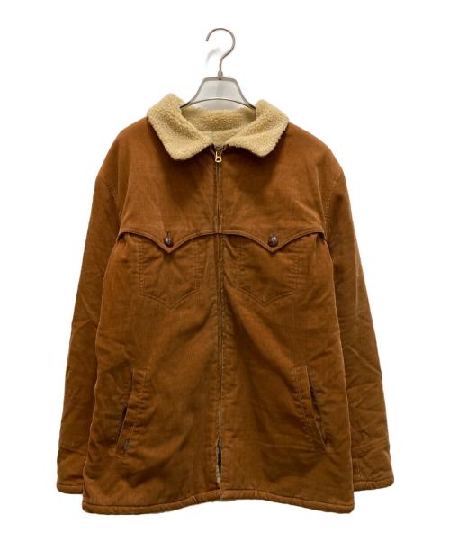 SUGAR CANE（シュガーケーン）SUGAR CANE (シュガーケーン) 裏ボアコーデュロイウエスタンジャケット ブラウン サイズ:Lの古着・服飾アイテム