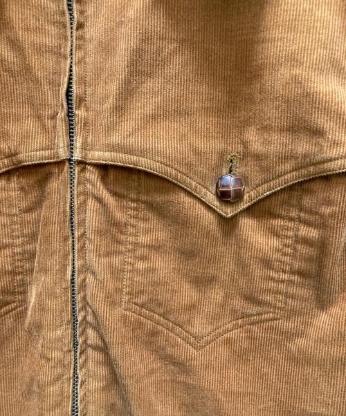 SUGAR CANE（シュガーケーン）SUGAR CANE (シュガーケーン) 裏ボアコーデュロイウエスタンジャケット ブラウン サイズ:Lの古着・服飾アイテム