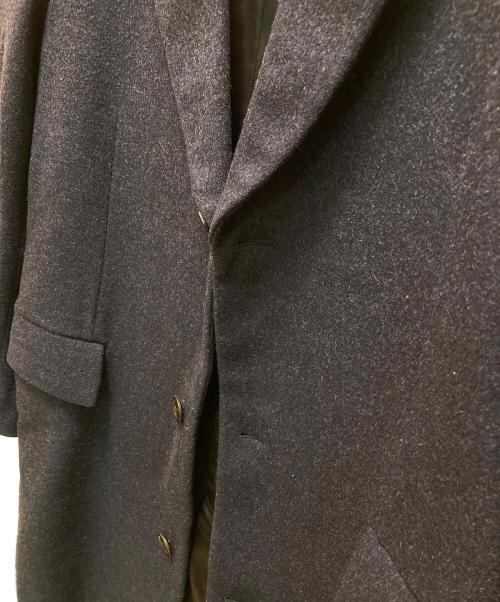 PAUL SMITH（ポールスミス）Paul Smith (ポールスミス) 裏地ドット カシミヤブレンドチェスターコート ネイビー サイズ:M2の古着・服飾アイテム