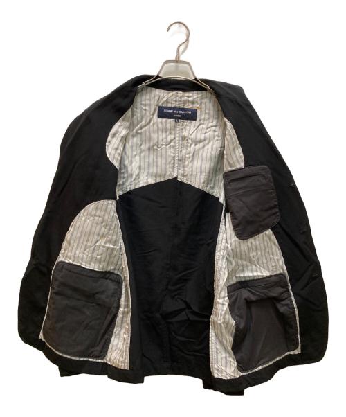 COMME des COMME HOMME（コムデギャルソン オム）COMME des COMME homme (コムデギャルソン オム) ウールギャバジン3Bテーラードジャケット ブラック サイズ:Lの古着・服飾アイテム