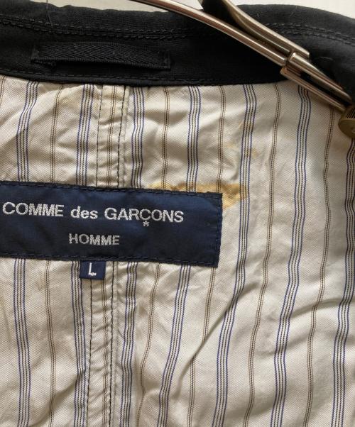 COMME des COMME HOMME（コムデギャルソン オム）COMME des COMME homme (コムデギャルソン オム) ウールギャバジン3Bテーラードジャケット ブラック サイズ:Lの古着・服飾アイテム