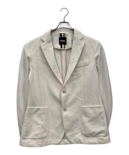 BOSS（ボス）BOSS (ボス) 2Bテーラードジャケット ホワイト サイズ:UK50の古着・服飾アイテム