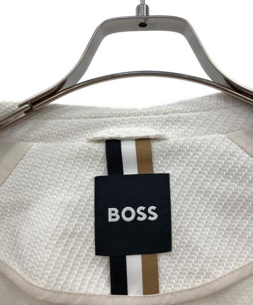 BOSS（ボス）BOSS (ボス) 2Bテーラードジャケット ホワイト サイズ:UK50の古着・服飾アイテム