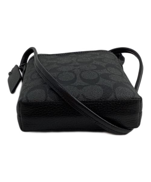 COACH（コーチ）COACH (コーチ) レザーショルダーバッグ ブラックの古着・服飾アイテム