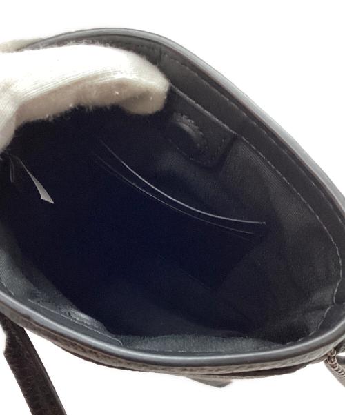 COACH（コーチ）COACH (コーチ) レザーショルダーバッグ ブラックの古着・服飾アイテム