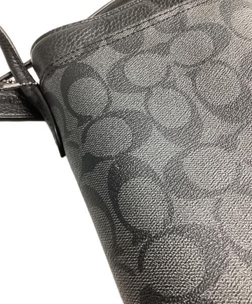 COACH（コーチ）COACH (コーチ) レザーショルダーバッグ ブラックの古着・服飾アイテム