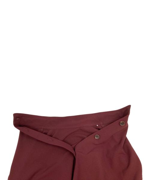 PLST（プラステ）PLST (プラステ) スタンドカラーシャツ ブラウン サイズ:Mの古着・服飾アイテム