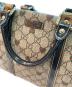 中古・古着 GUCCI (グッチ) ハートプリントボストンバック ベージュ：42000円