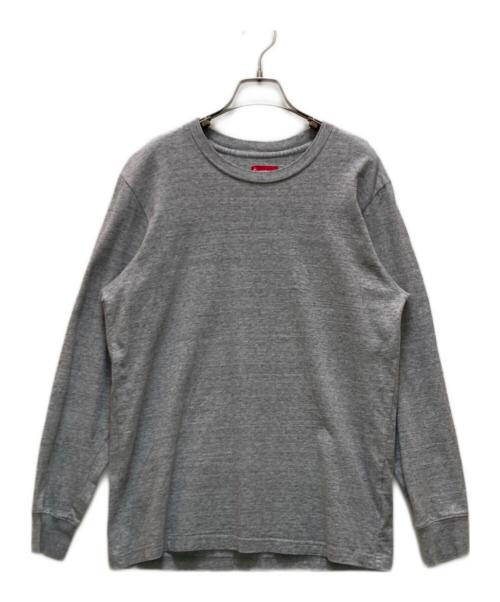 SUPREME（シュプリーム）Supreme (シュプリーム) ロングスリーブカットソー グレー サイズ:Sの古着・服飾アイテム
