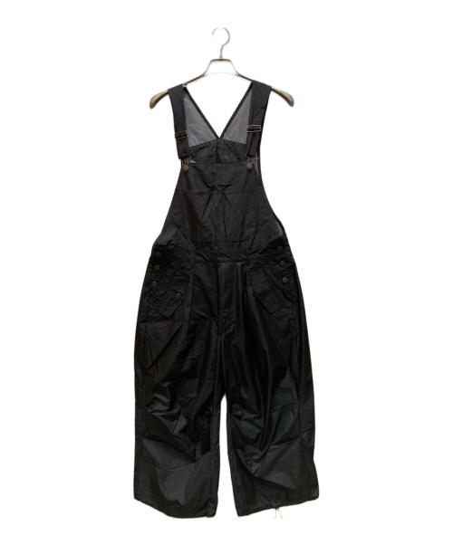 glamb（グラム）glamb (グラム) リップストップナイロンビッグオーバーオール ブラック サイズ:M 未使用品の古着・服飾アイテム