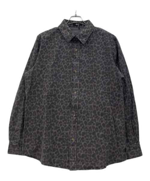 glamb（グラム）glamb (グラム) レオパード柄長袖シャツ パープル サイズ:Ⅼの古着・服飾アイテム