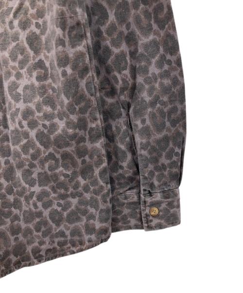 glamb（グラム）glamb (グラム) レオパード柄長袖シャツ パープル サイズ:Ⅼの古着・服飾アイテム