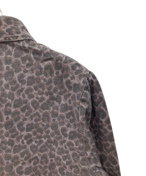 glamb（グラム）glamb (グラム) レオパード柄長袖シャツ パープル サイズ:Ⅼの古着・服飾アイテム