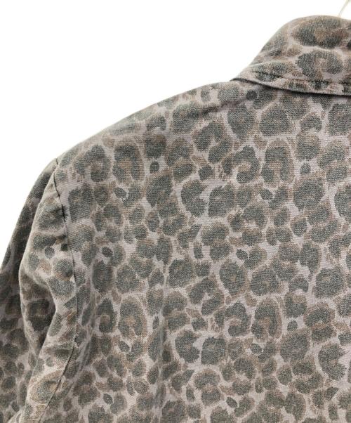 glamb（グラム）glamb (グラム) レオパード柄長袖シャツ パープル サイズ:Ⅼの古着・服飾アイテム