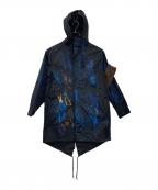 glambグラム）の古着「アンノウンモッズコート」｜ブラック