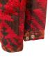 中古・古着 WOOLRICH (ウールリッチ) 80s ネイティブチマヨ総柄ウールブランケットカバーオールジャケット レッド サイズ:M：13000円