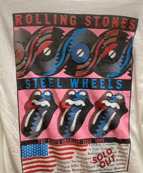 ROLLING STONES（ローリングストーンズ）ROLLING STONES (ローリングストーンズ) ヴィンテージバンドTシャツ ホワイト サイズ:不明の古着・服飾アイテム