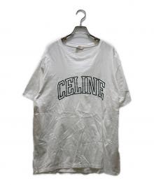 CELINE（セリーヌ）の古着「カレッジアーチロゴプリントTシャツ」｜ホワイト