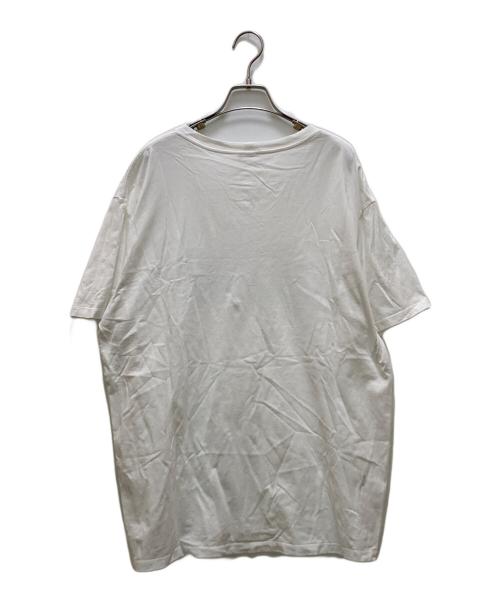 CELINE（セリーヌ）CELINE (セリーヌ) カレッジアーチロゴプリントTシャツ ホワイト サイズ:Lの古着・服飾アイテム