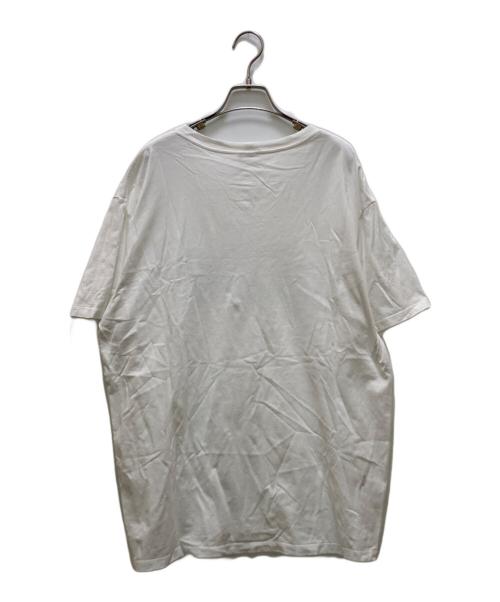 CELINE（セリーヌ）CELINE (セリーヌ) カレッジアーチロゴプリントTシャツ ホワイト サイズ:Lの古着・服飾アイテム