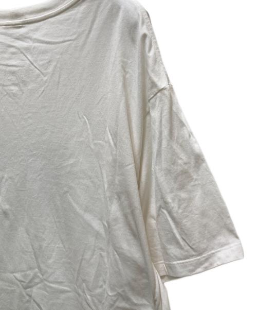 CELINE（セリーヌ）CELINE (セリーヌ) カレッジアーチロゴプリントTシャツ ホワイト サイズ:Lの古着・服飾アイテム