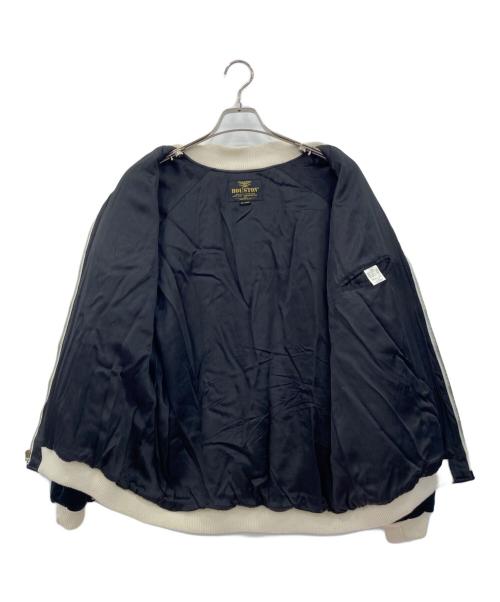 HOUSTON（ヒューストン）HOUSTON (ヒューストン) 別珍スーベニアジャケット スカジャン ブラック サイズ:XXLの古着・服飾アイテム
