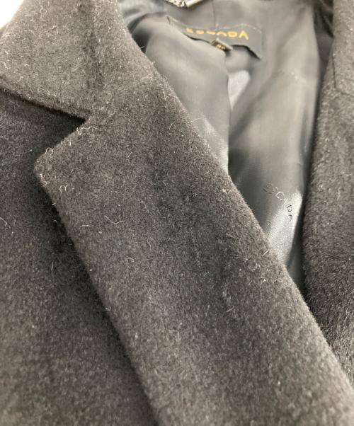 ESCADA（エスカーダ）ESCADA (エスカーダ) ウールチェスターコート ブラック サイズ:３６の古着・服飾アイテム