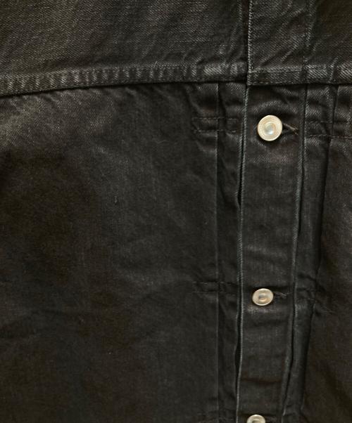 A.PRESSE（アプレッセ）A.PRESSE (アプレッセ) everyone (エブリワン) ヴィンテージ 1stタイプ デニムジャケット ブラック サイズ:Ⅼの古着・服飾アイテム