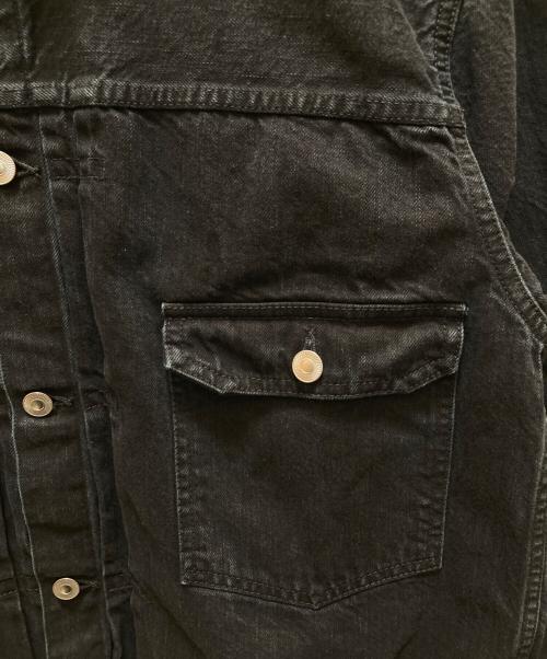 A.PRESSE（アプレッセ）A.PRESSE (アプレッセ) everyone (エブリワン) ヴィンテージ 1stタイプ デニムジャケット ブラック サイズ:Ⅼの古着・服飾アイテム