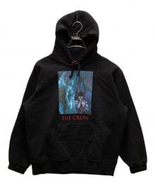 SUPREME（シュプリーム）の古着「フーデッドスウェットシャツ ジェームズ・オバー"ザ・クロウ"」｜ブラック