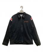 HOUSTONヒューストン）の古着「ボーリングジャケット」｜ブラック