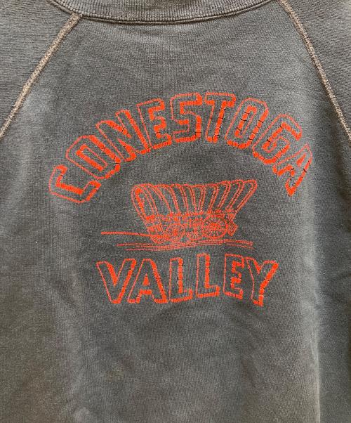 古着（フルギ）古着 (古着) ヴィンテージラグランプリントスウェット ネイビー サイズ:記載なしの古着・服飾アイテム