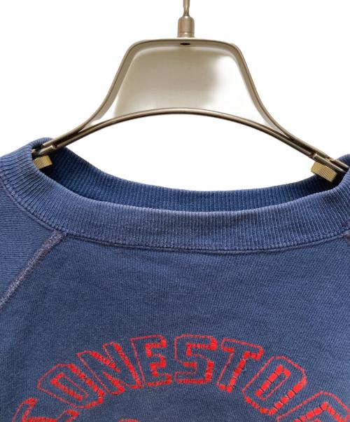 古着（フルギ）古着 (古着) ヴィンテージラグランプリントスウェット ネイビー サイズ:記載なしの古着・服飾アイテム