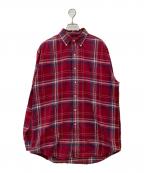 POLO RALPH LAURENポロ・ラルフローレン）の古着「BDチェックシャツ」｜レッド
