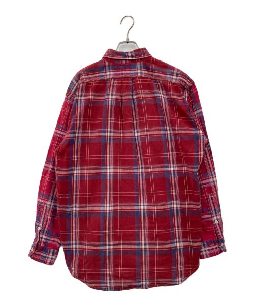 POLO RALPH LAUREN（ポロ・ラルフローレン）POLO RALPH LAUREN (ポロ・ラルフローレン) BDチェックシャツ レッド サイズ:Mの古着・服飾アイテム
