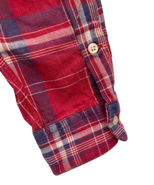 POLO RALPH LAUREN（ポロ・ラルフローレン）POLO RALPH LAUREN (ポロ・ラルフローレン) BDチェックシャツ レッド サイズ:Mの古着・服飾アイテム