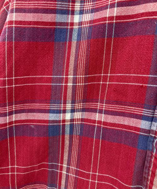 POLO RALPH LAUREN（ポロ・ラルフローレン）POLO RALPH LAUREN (ポロ・ラルフローレン) BDチェックシャツ レッド サイズ:Mの古着・服飾アイテム