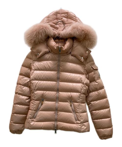 MONCLER（モンクレール）MONCLER (モンクレール) BADYFUR ダウンジャケット ピンクの古着・服飾アイテム