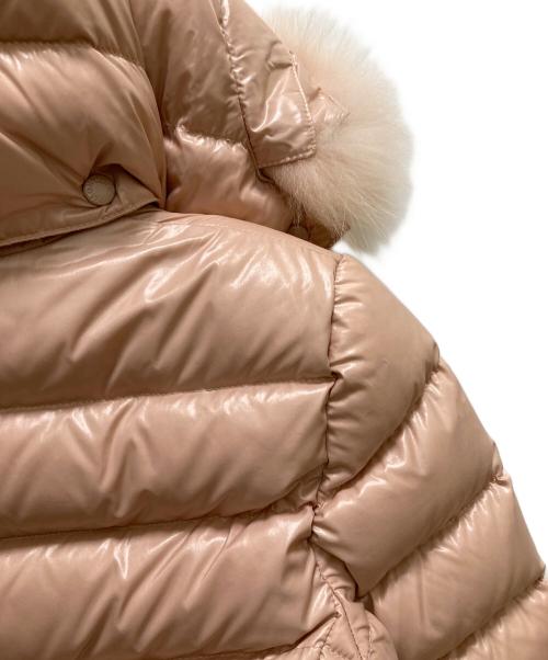 MONCLER（モンクレール）MONCLER (モンクレール) BADYFUR ダウンジャケット ピンクの古着・服飾アイテム