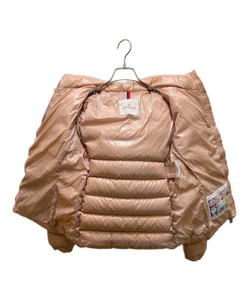 MONCLER（モンクレール）MONCLER (モンクレール) BADYFUR ダウンジャケット ピンクの古着・服飾アイテム