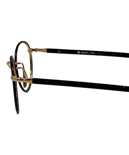 Ayame（アヤメ）Ayame (アヤメ) 伊達眼鏡 ブラック×ゴールド サイズ:SIZE 47□22の古着・服飾アイテム