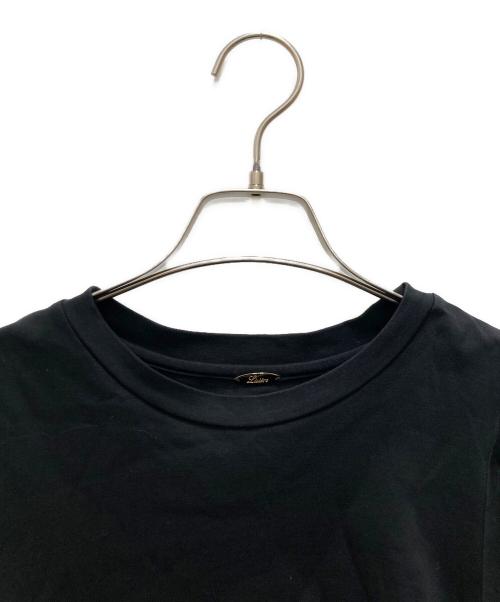Lisiere L'Appartement（リジェール アパルトモン）Lisiere L'Appartement (リジェール アパルトモン) ギャザーロングスリーブTシャツ ブラック サイズ:FREEの古着・服飾アイテム