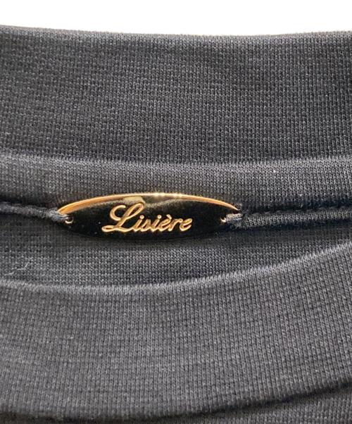 Lisiere L'Appartement（リジェール アパルトモン）Lisiere L'Appartement (リジェール アパルトモン) ギャザーロングスリーブTシャツ ブラック サイズ:FREEの古着・服飾アイテム