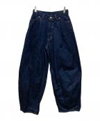 journal standard L'essageジャーナルスタンダード レサージュ）の古着「デニムカーブパンツ」｜インディゴ