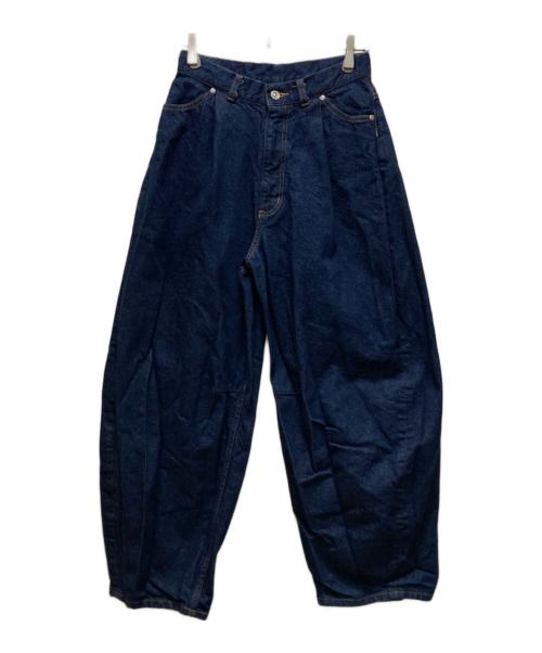 journal standard L'essage（ジャーナルスタンダード レサージュ）journal standard L'essage (ジャーナルスタンダード レサージュ) デニムカーブパンツ インディゴ サイズ:36の古着・服飾アイテム